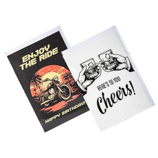 Birthday Greeting Card & Envelope - Male